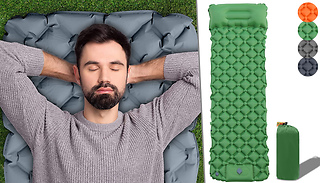 Automatic Inflating Mattress with Pillows & Pump - 5 Colours