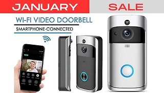 3in1 Wi-Fi Video Doorbell With Optional 3GB SD Card - 2 Colours