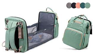 2-in-1 Baby Backpack with Fold Out Bed - 5 Colours