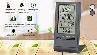 LED Digital Clock & Weather Indicator - 2 Colours