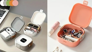 2-Pack of Compact Travel Storage Boxes - 5 Colours