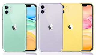 Grade A, B or C iPhone 11 64GB - 6 Colours