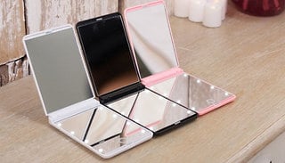LED Touchscreen Travel Mirror - 3 Colours