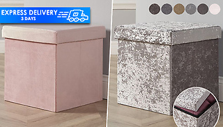 Sofia Folding Square Storage Ottoman - 6 Designs