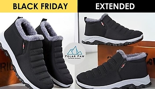 PolarPaw Unisex Non-Slip Water Resistant Fleece Lined Winter Boots - 9 ...