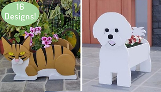 Cat & Dog Shaped Planter Pot - 16 Designs