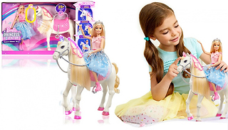 Barbie Princess Adventure Horse & Doll Set