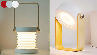 Retractable Portable Folding Wooden LED Night Light