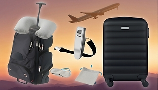 Travel Luggage Bundle - Cabin Bag, Hard-Shell Case & More!