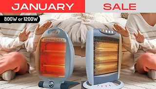 Halogen Heaters - 800W or 1200W