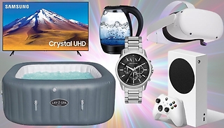 Mega Mystery Gift Deal - Samsung TV, Xbox S, Armani Watch & More