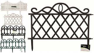4-Piece Flexible Garden Lawn Edging - 5 Designs