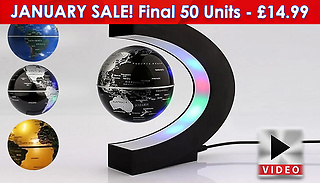 LED Magnetic Levitating Floating Globe Lamp - 3 Styles