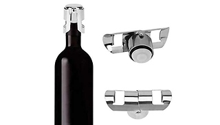1 or 2-Pack Champagne Bottle Stopper - 3 Colours!