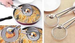 2-Piece Food Straining Tongs