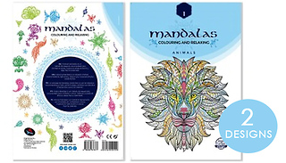 Mandalas A4 Colouring Book - 2 Designs