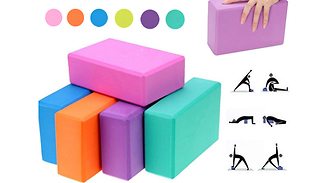 Yoga Fitness Block - 6 Colours