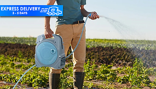 Retractable Garden Hose Reel with 20m Hose