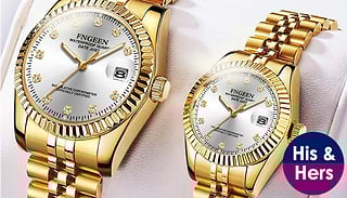 1 or 2 Fngeen Quartz Core Watches for Him or Her - 4 Designs