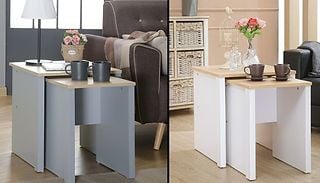 2-Piece Nest of Tables Set - 2 Colours