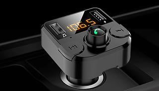 Bluetooth 5.0 Car Transmitter with USB Charging
