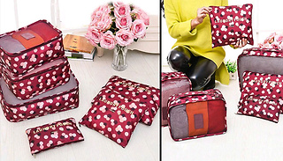 Set of 6 Large Travel Storage Bags
