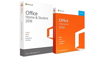 Microsoft Office 2016 Home & Student or Professional - For Windows Onl ...