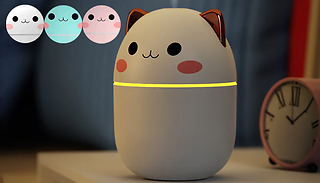 USB Light-Up Cat Air Humidifier - 3 Colours