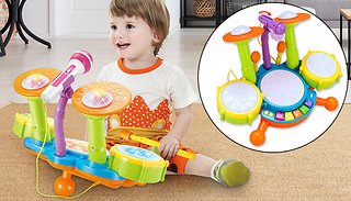 Kids Musical Toy Drum Set