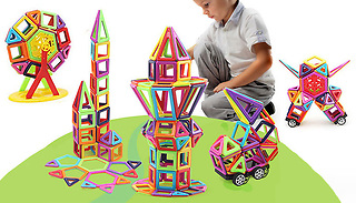 Magic Magnetic Building Blocks - 40, 64, 95 or 113 Pieces
