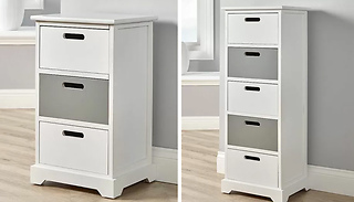 Ullswater 3 or 5 MDF Drawer Modern Storage Shelf 