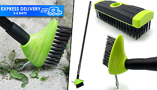 3-in 1 Extendable Patio Weeding Garden Brush