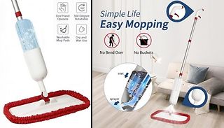 2-in-1 Wet & Dry Microfiber Spray Mop