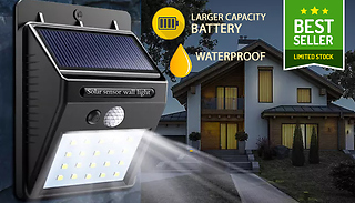 Motion-Activated Solar Security Lights - Pack of 1, 2, 3 or 4