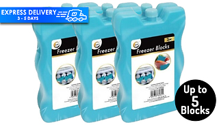 1 to 5 Freezer Food-Cooling Ice Blocks