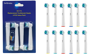 Oral B Compatible Replacement Electric Toothbrush Heads - 12, 16, 20, 24 or...