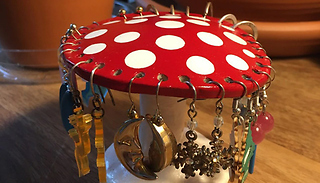 Resin Mushroom Jewellery Hanger