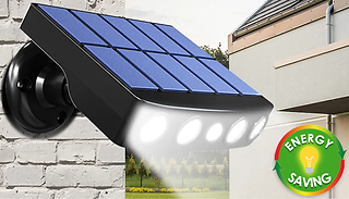 Motion Sensor Solar Powered Security Light - 2 Versions & 3 Colours