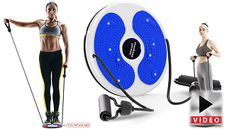 Fitness Exercise Waist & Arm Trainer Disc - 4 Colours