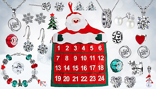 Jewellery Advent Calendar with Gifts made with Crystals from Swarovski