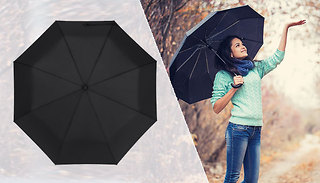 Wind-Resistant Compact Umbrella