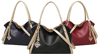 Women's PU Leather Crossbody Shoulder Bag - 3 Colours