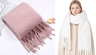 Fashionable Wool Winter Shawl - 7 Colours
