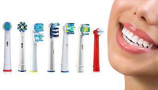 Oral-B Compatible Toothbrush Heads - 6 Styles