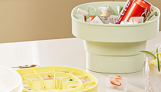 Portable Collapsible Silicone Ice Bucket - 3 Colours