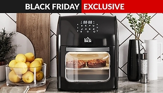 HOMCOM 12L Digital Air Fryer Oven - 8 in 1