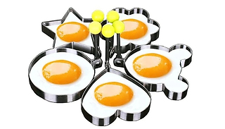 Stainless Steel Cute Fried Egg Molds - 5 Designs