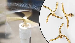 Large-Area Coverage Spinning Water Sprinkler Head - 3 Designs