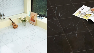 36-Piece Self Adhesive Marble Floor Tiles Set - 2 Colours