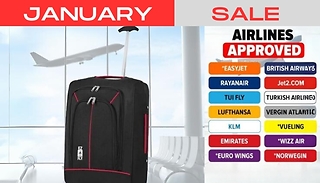 Carry On Cabin Suitcase - 3 Colours